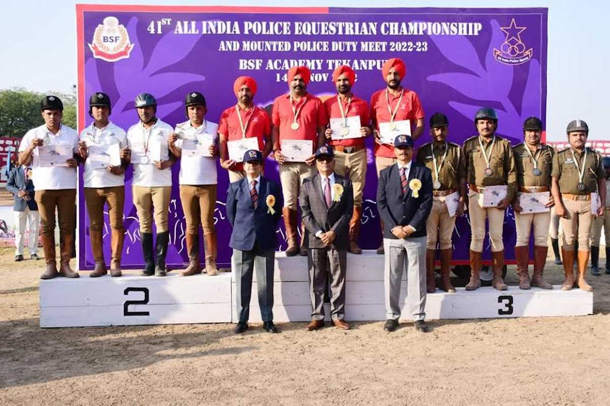 41वीं अखिल भारतीय पुलिस घुड़सवारी प्रतियोगिता और घुड़सवार पुलिस ड्यूटी मीट का रंगारंग समापन